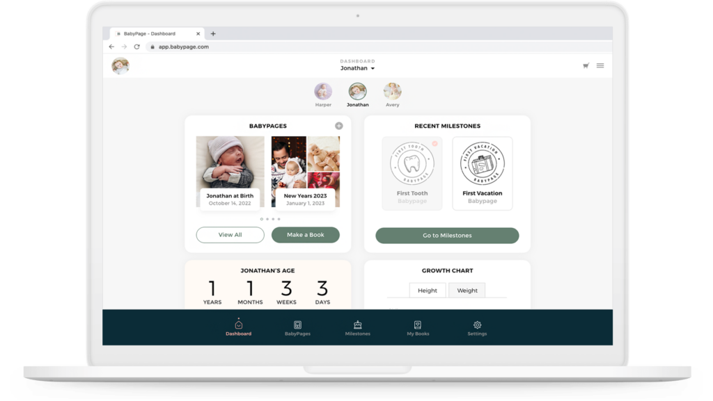 BabyPage Custom Baby Books