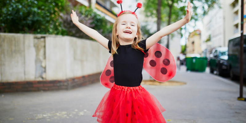 homemade ladybug costume for girls