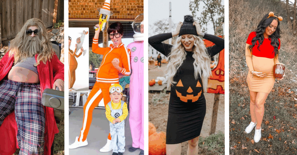 funny and cute pregnant halloween costumes
